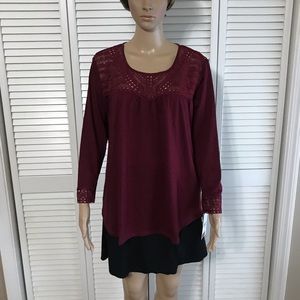 Hannah Shirt SZ LG NWT